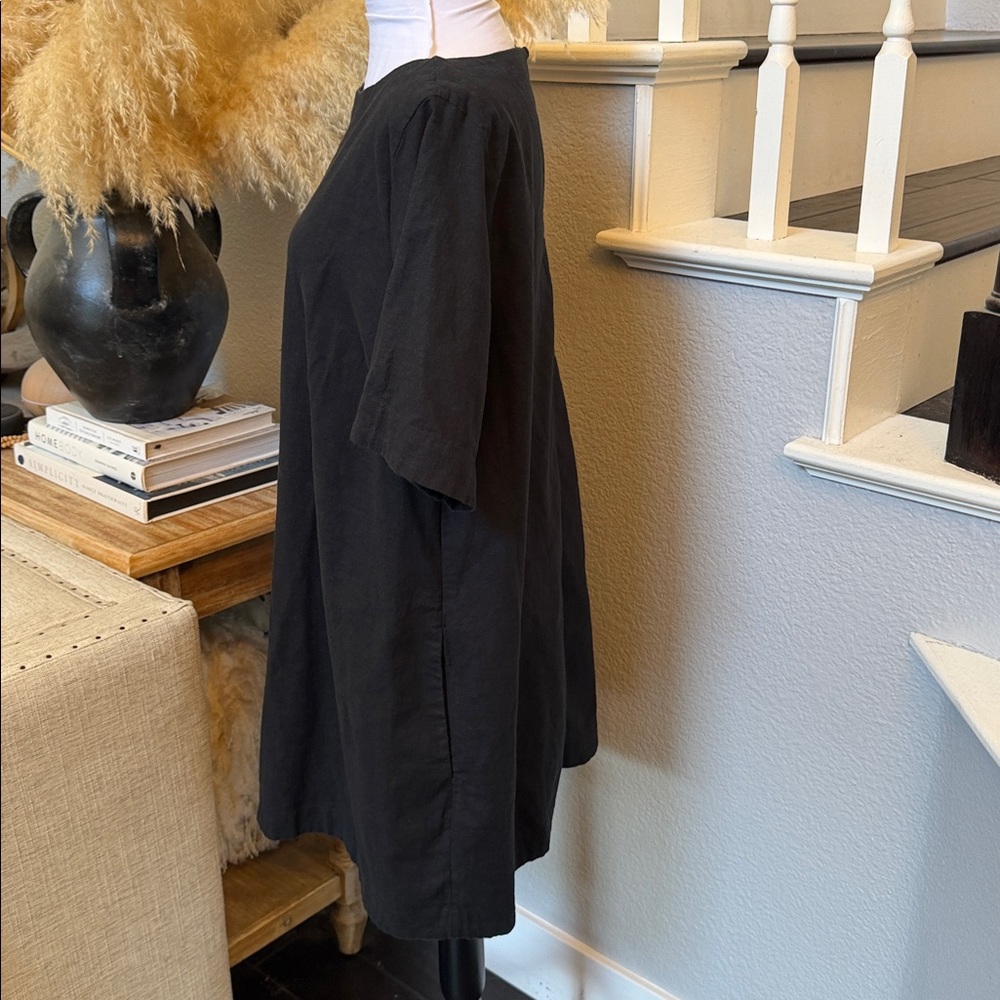 Abercrombie & Fitch Black Mini Shift Dress - Picture 4 of 7